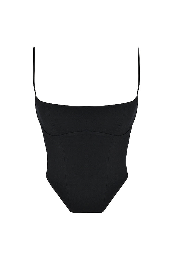 Beeldhouwend korset met broek met hoge taille
