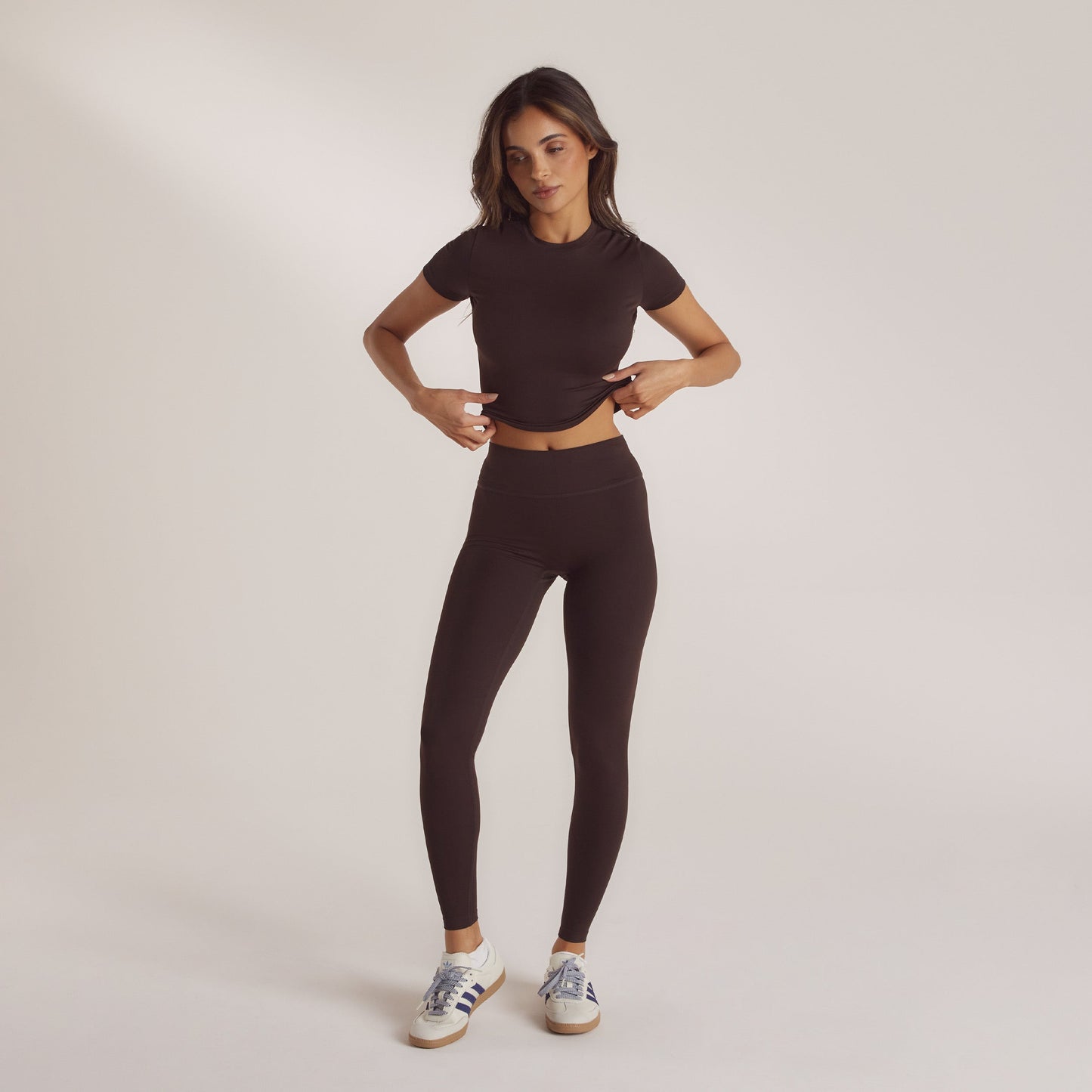 Classic Fitted Top - Koffieboon
