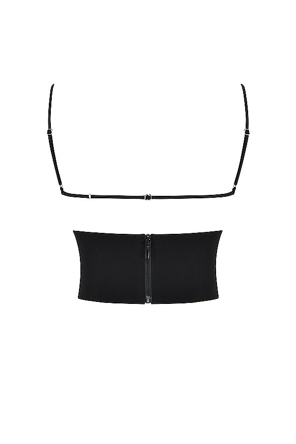 Beeldhouwend korset met broek met hoge taille