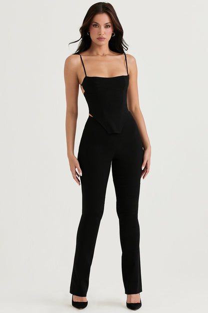 Beeldhouwend korset met broek met hoge taille