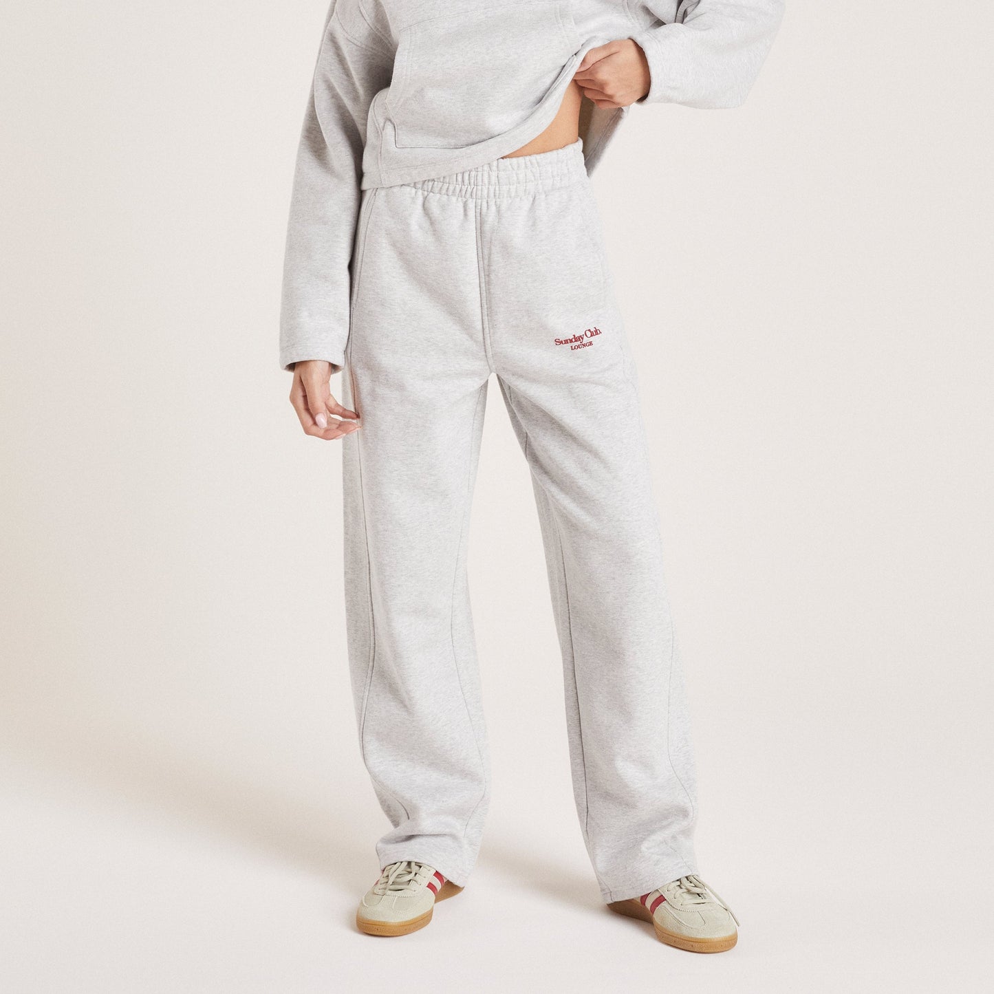 Rechte Joggingbroek - Grijs Marl
