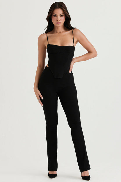 Beeldhouwend korset met broek met hoge taille